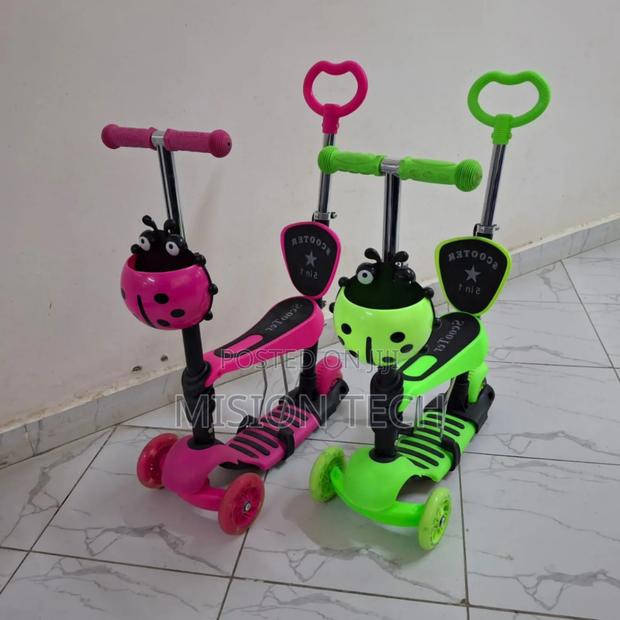 Scooter With Seat,Pushhandle and Adjustable Handle Height** - main view