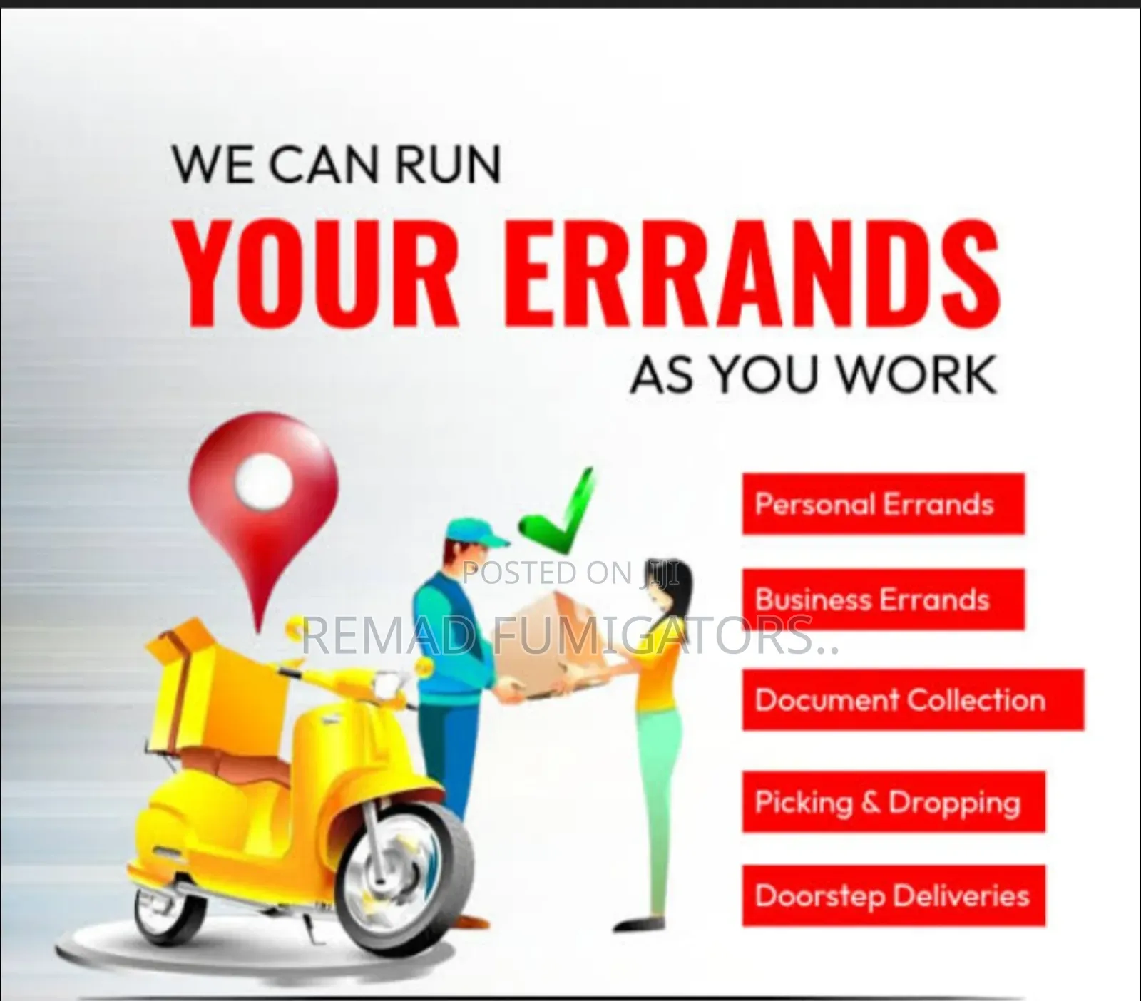 We Run Your Errands as You Work