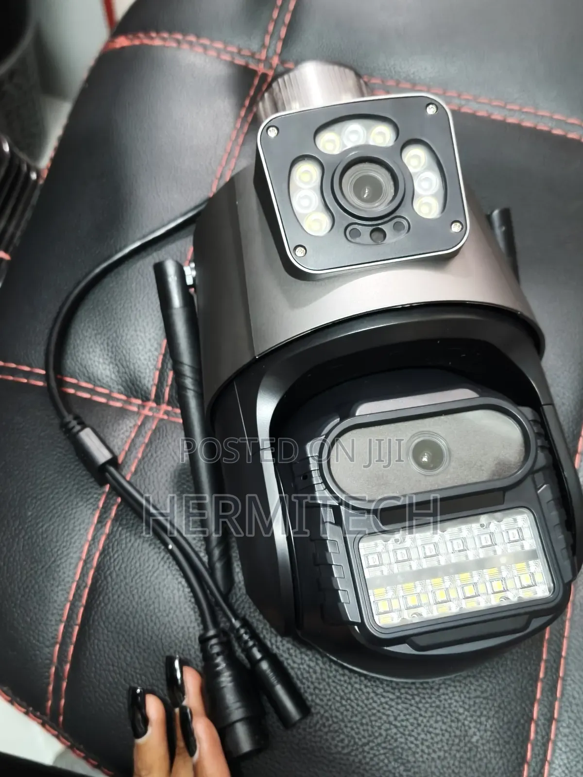 Weather Proof CCTV Outdoor Indoor CCTV Dual Lens 4g