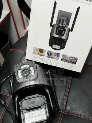 Weather Proof CCTV Outdoor Indoor CCTV Dual Lens 4g