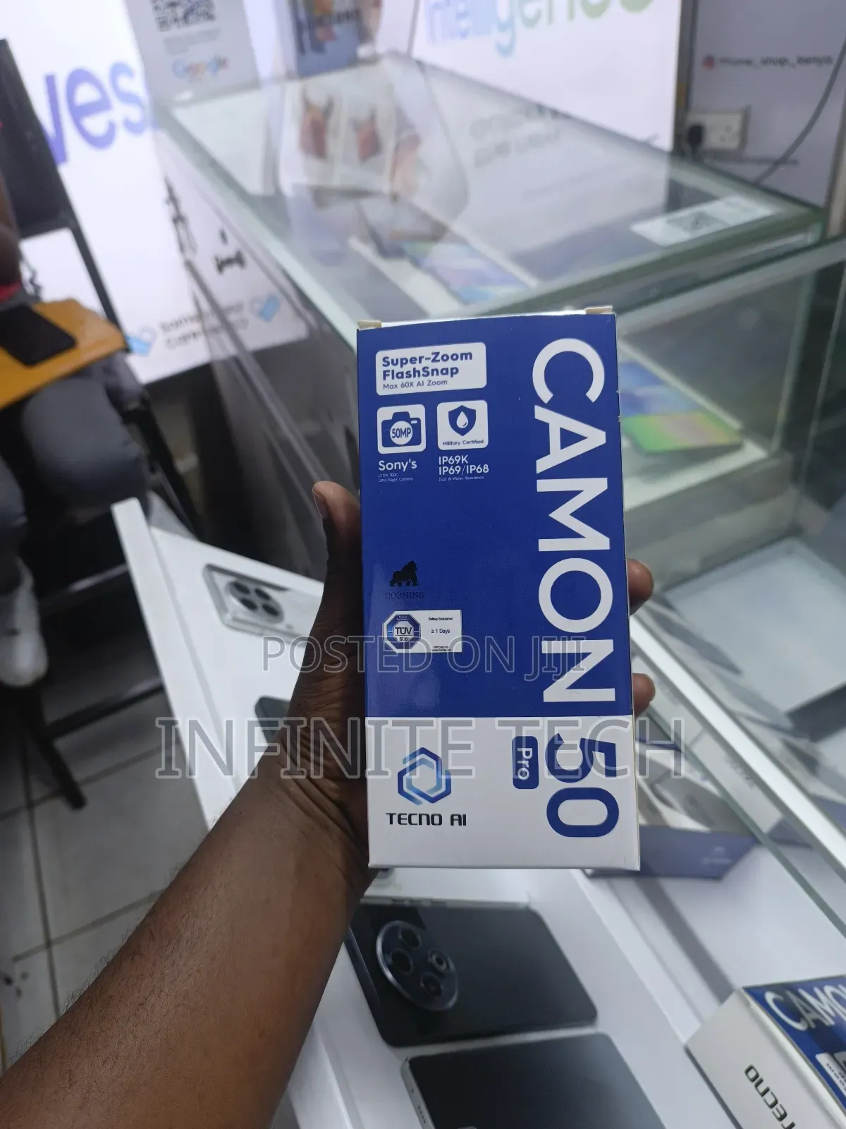 New Tecno Camon 50 Pro 256 GB Black