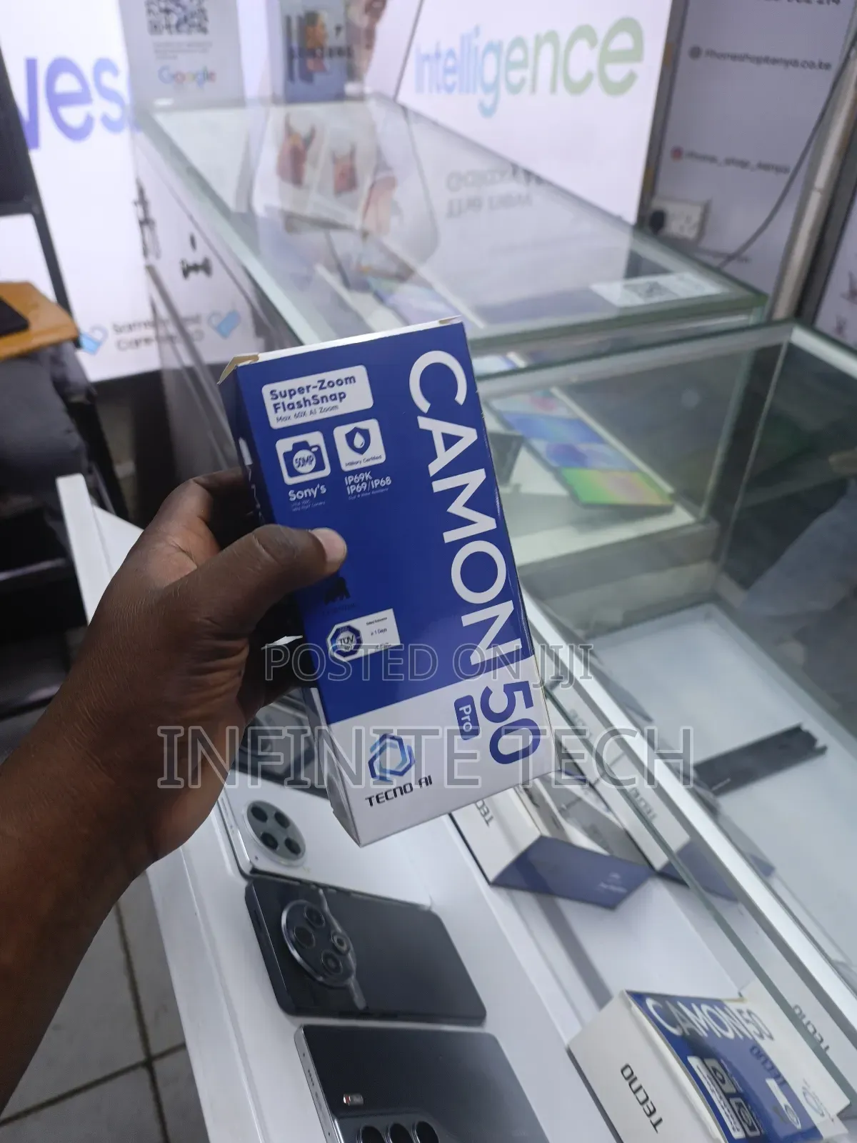 New Tecno Camon 50 Pro 256 GB Black