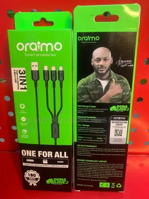*Oraimo 3 in 1 Generic Cable