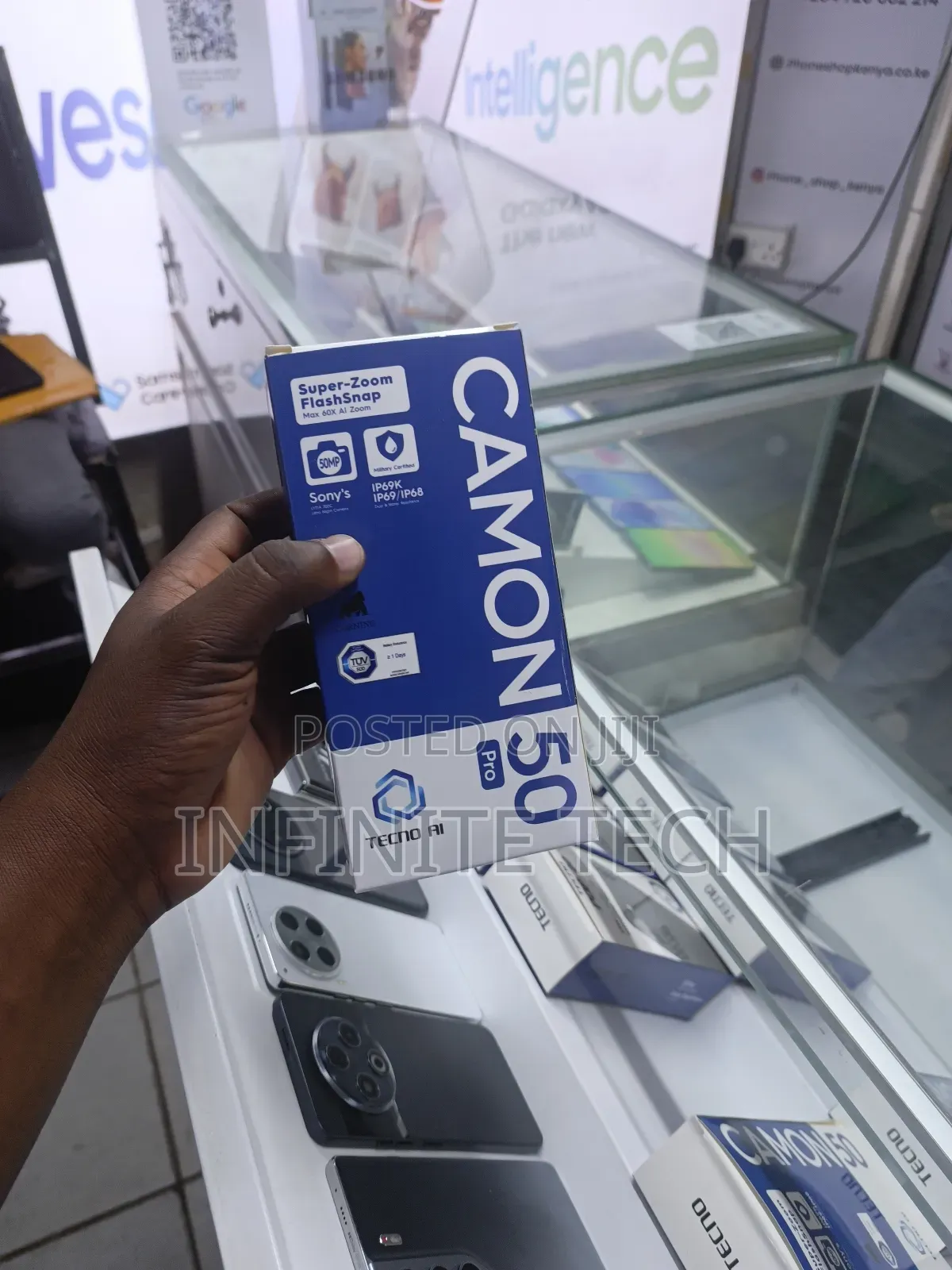 New Tecno Camon 50 Pro 256 GB Black