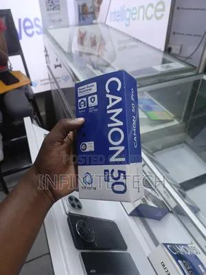 New Tecno Camon 50 Pro 256 GB Black