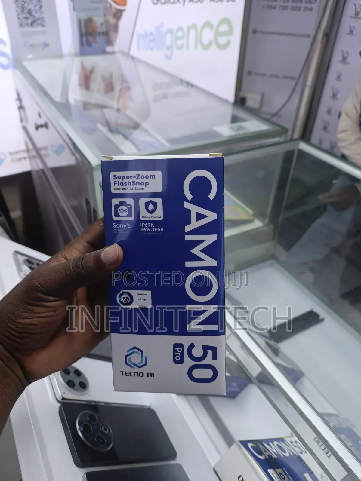 New Tecno Camon 50 Pro 256 GB Black