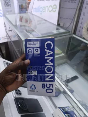 New Tecno Camon 50 Pro 256 GB Black