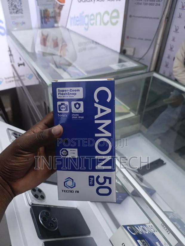 New Tecno Camon 50 Pro 256 GB Black - thumbnail 2