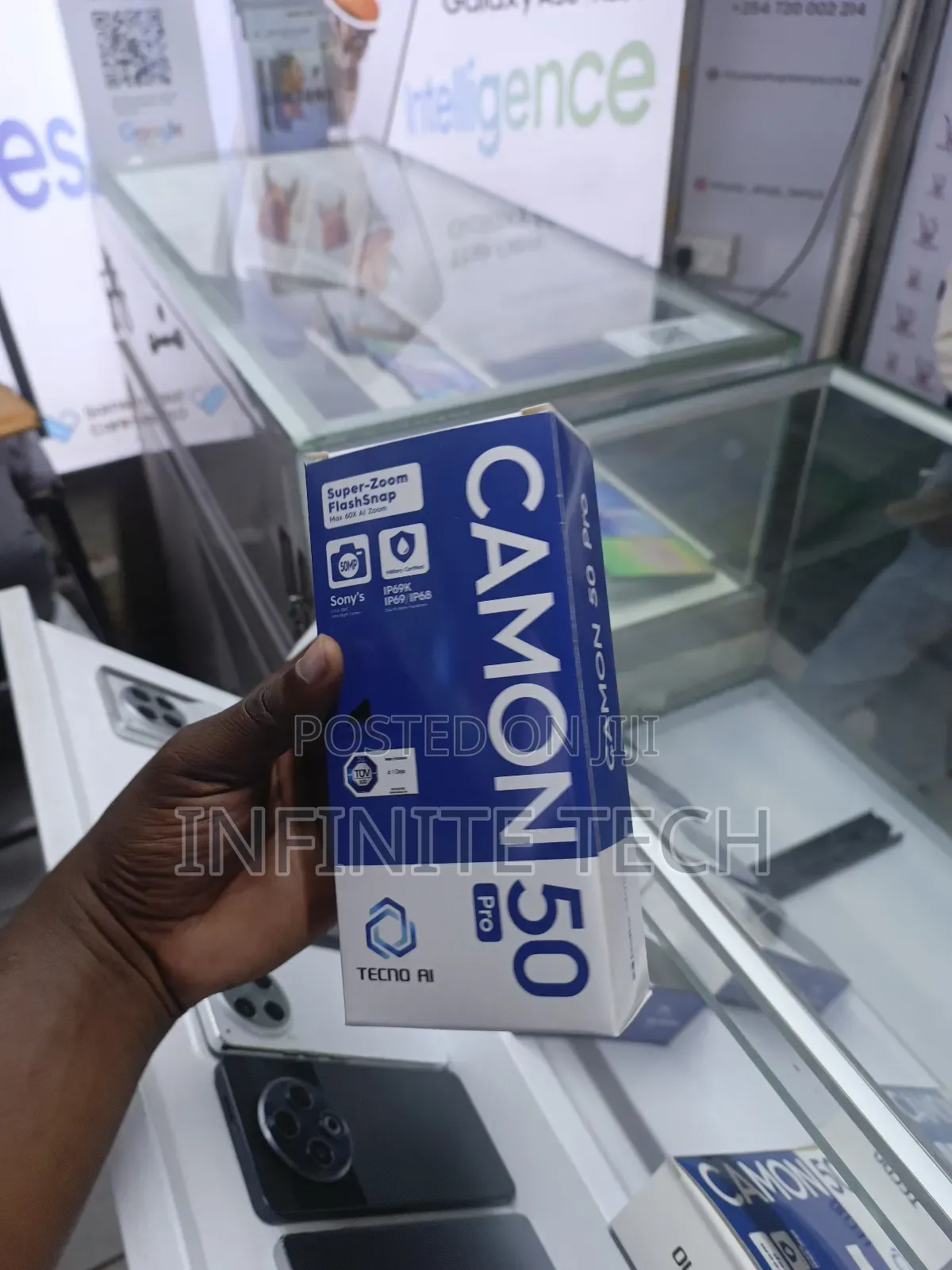 New Tecno Camon 50 Pro 256 GB Black