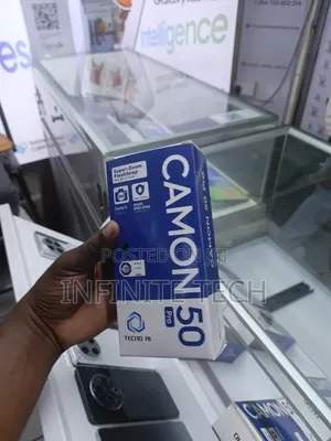 New Tecno Camon 50 Pro 256 GB Black