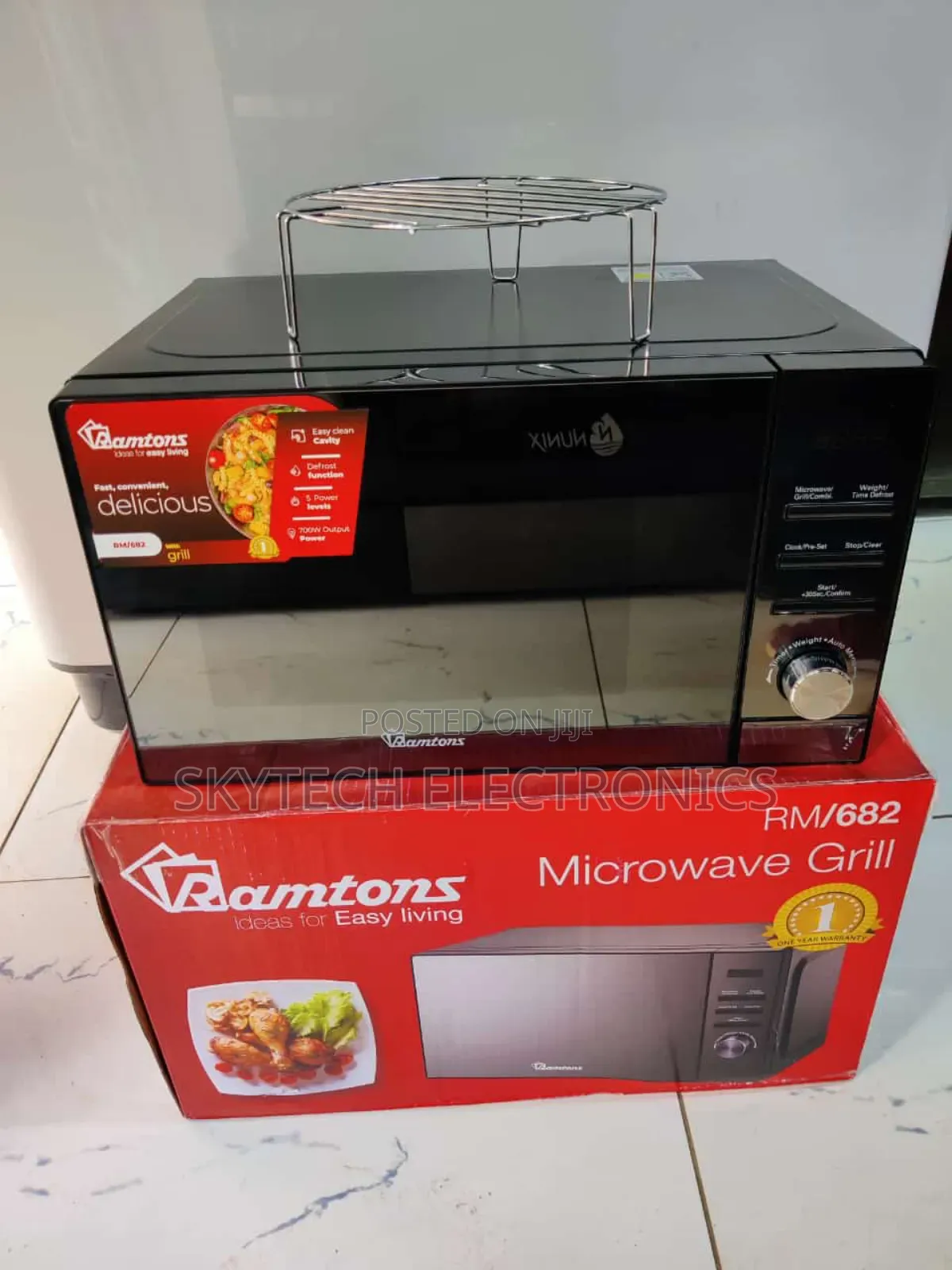 Ramtons Microwave 20 Litres Rm682 With Grill