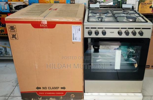 60× 60cm Von 3 Gas + 1 Electric Cooker