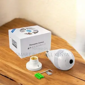 Enhanced Connection and Realtime View Panoramic 1080p Wifi Bulb Camera