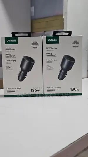 Ugreen Fast Car Charger 130w 3-port