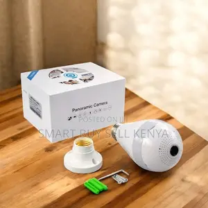 Light Warning and Easy Setup Panoramic 1080p Wifi Bulb Camera