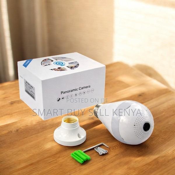 Live View and Instant Alerts Panoramic 1080p Full Hd Wifi Bulb Camera