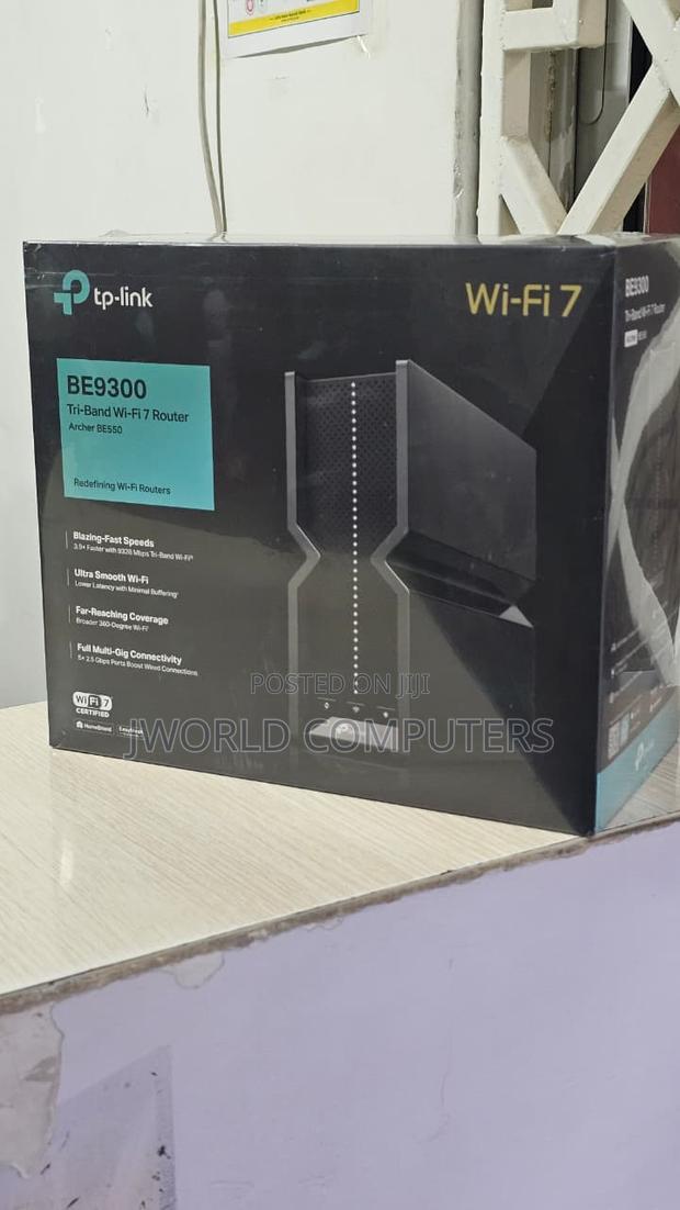 Tp-Link Be550 | Be9300 Tri-Band Wi-Fi 7 Router - Tl-Archer Be550
