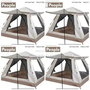 6-8 People Camping Grey Tent