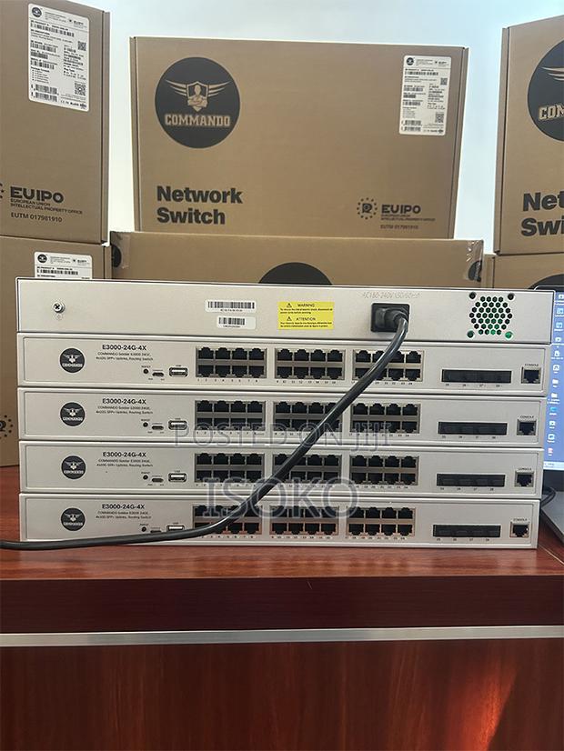 E3000-24g-4xcommando Soldier E3000 24ge, 4x10g Sfp+ Uplinks,