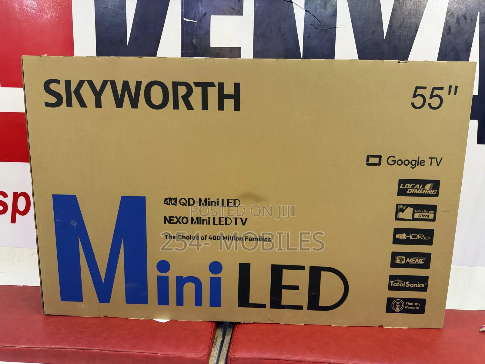 Skyworth 55 Inch Qd-Miniled Google Smart Tv 55x6600h – Ultra Hd
