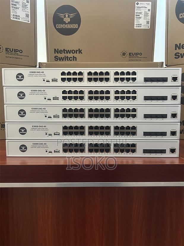 E3000-24g-4xcommando Soldier E3000 24ge, 4x10g Sfp+ Uplinks, - thumbnail 3