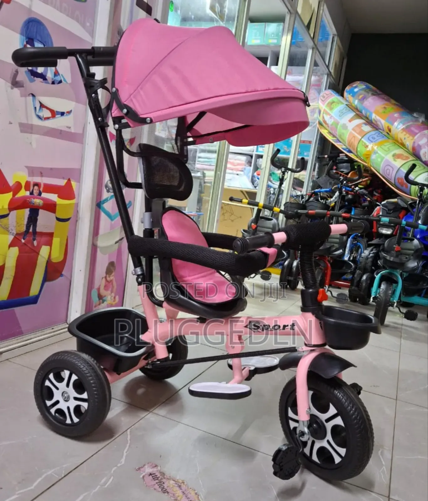 Generic Kids' Push Tricycle