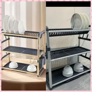 3 Tier Dish Drying Rack For Kitchen Counter.