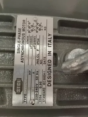 10hp Single Phase STCL Low Speed Motor