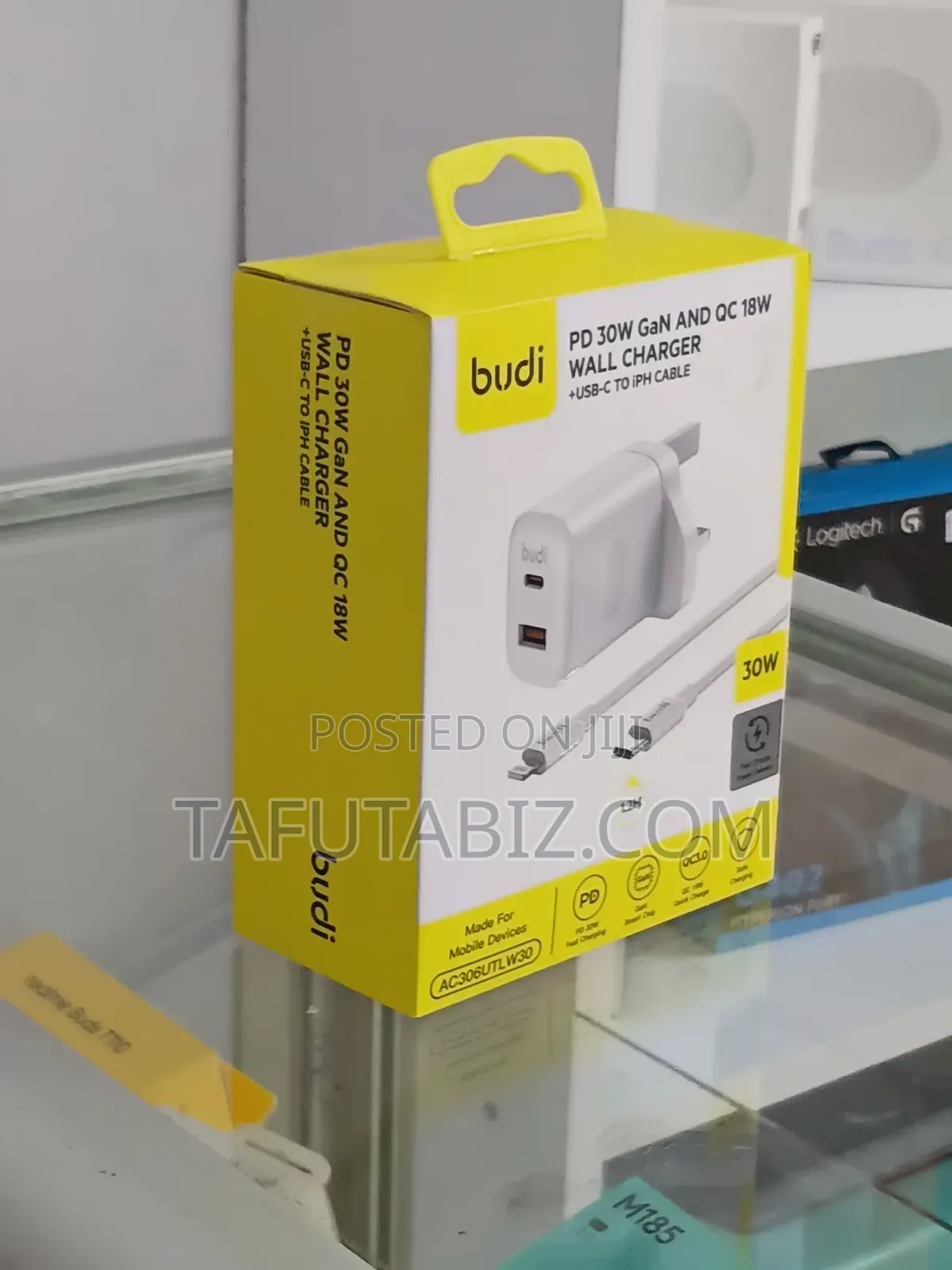Budi Pd 30w Gan and 18w Wall Charger