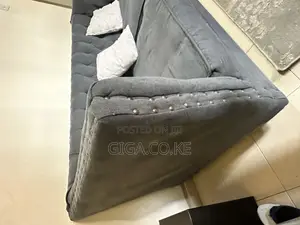 Sofa Set (Chesterfield 5 Seater) Grey