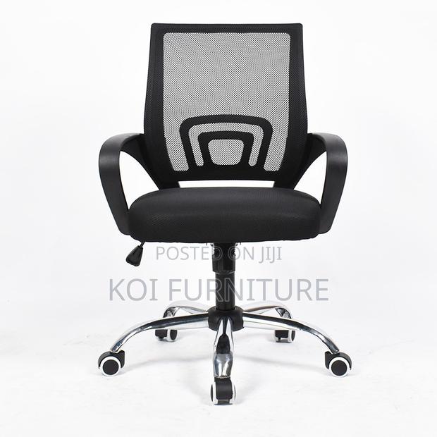 Office Chairs; Swivel Mesh Fabric Executive Chair - thumbnail 4
