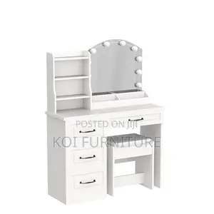 Dressers; White Home Bedroom Compelementary Vanity Set