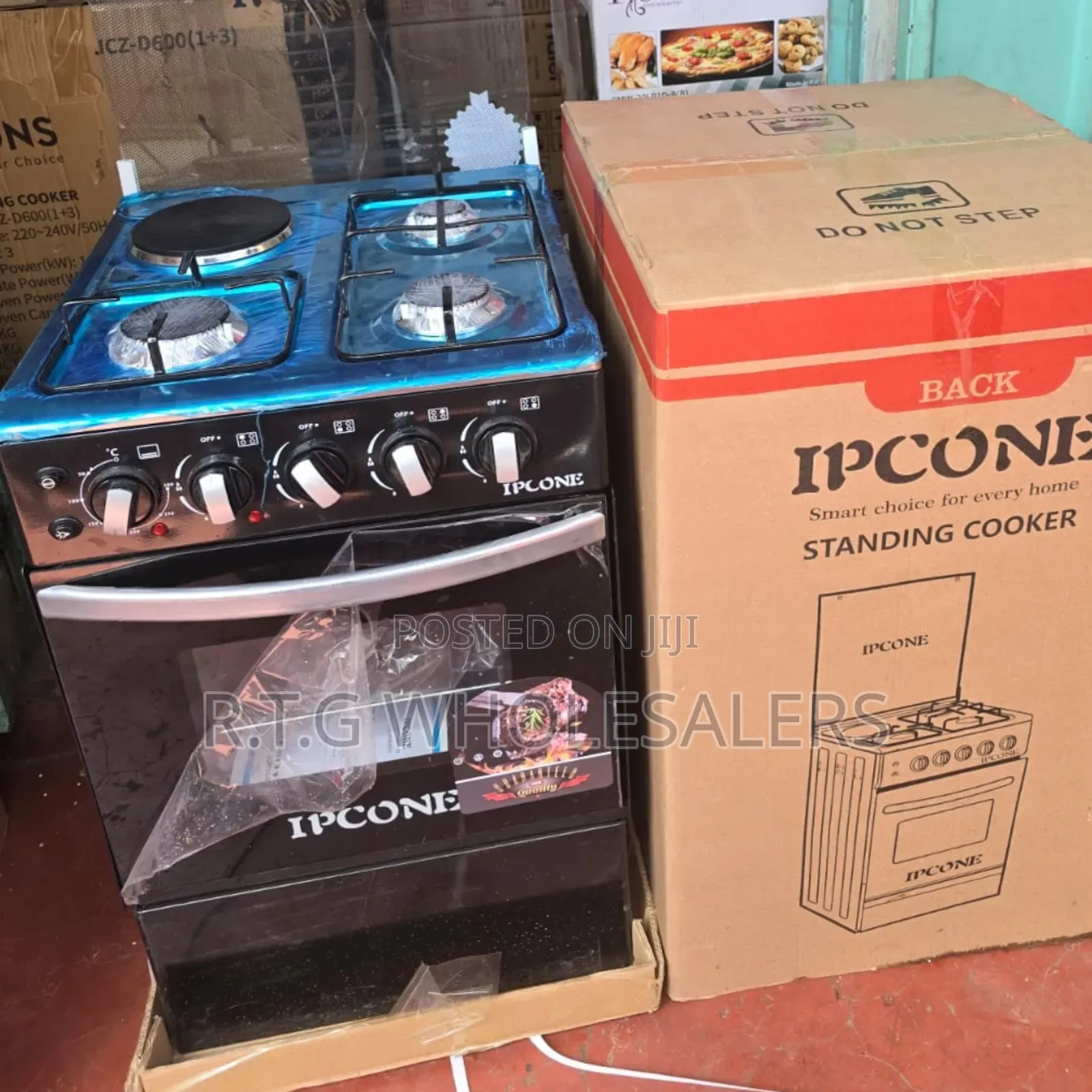 Ipcone 3 Gas + 1 Electric Cooker 50x55 Oven