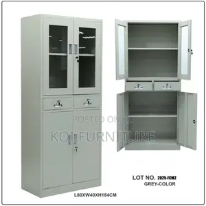 Office Cabinet; Two Doors Filing Document Office Cabinet for Storage
