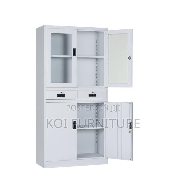 Office Cabinet; Two Doors Filing Document Office Cabinet for Storage - thumbnail 3