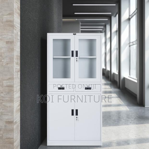 Office Cabinet; Two Doors Filing Document Office Cabinet for Storage - thumbnail 7