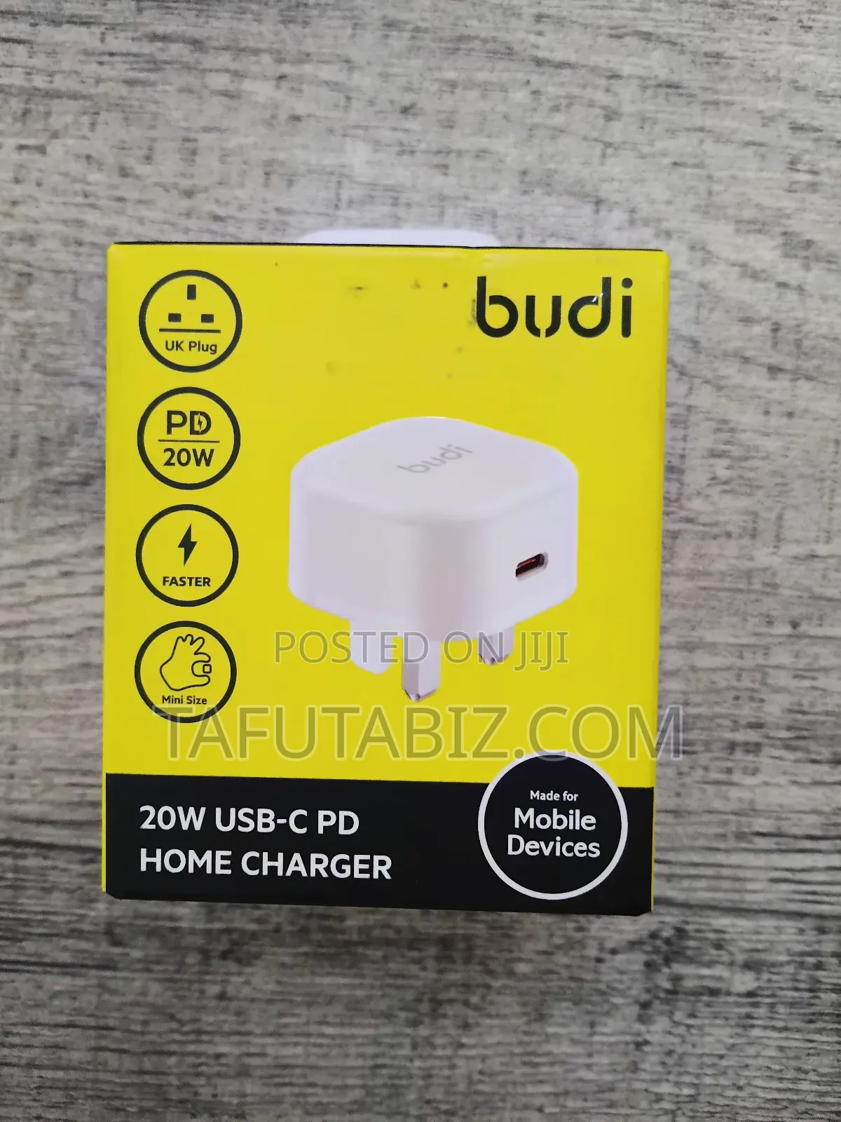 Budi 20w Usb- C Pd Home Charger.