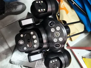 Outdoor Camera Pan Tilt Function Wide Range Cover CCTV 4lens CCTV