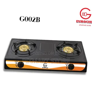 Eurochef 2 Burner Gas Cooker – Stainless Steel Table Top