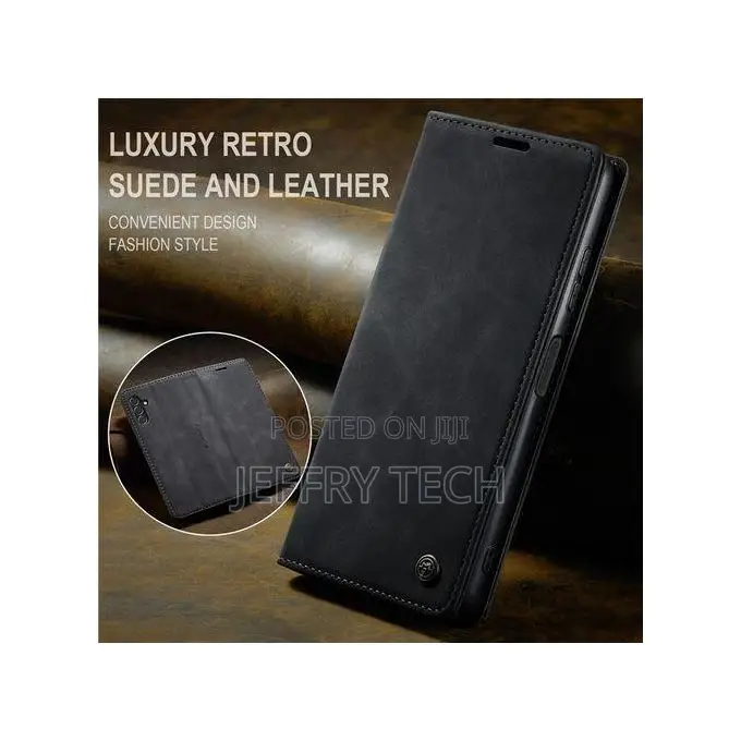 Suede Leather Flip Wallet Casme Case for Samsung Galaxy A23