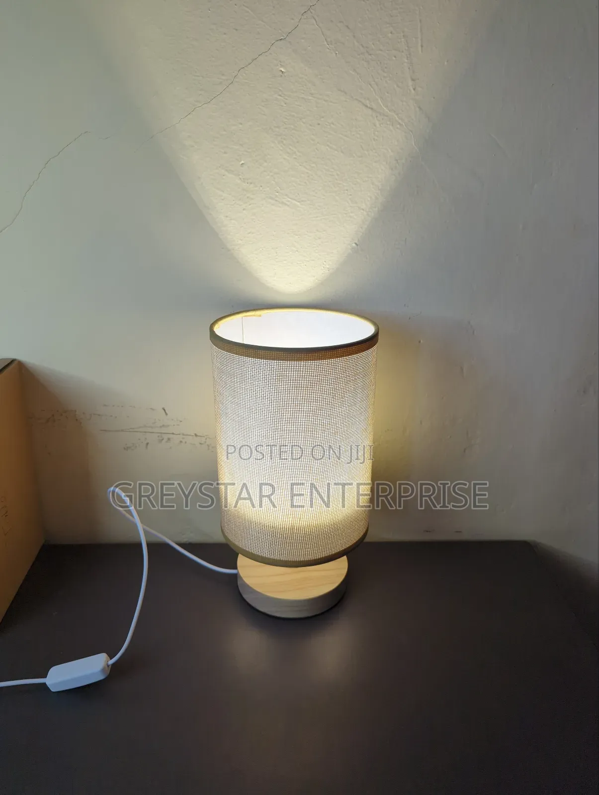 Usb Modern Wooden Desk Lamp Bedside Night Light Bedroom Home Decor