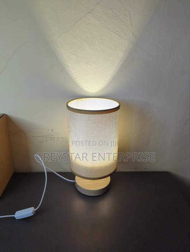 Usb Modern Wooden Desk Lamp Bedside Night Light Bedroom Home Decor