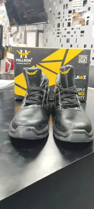 Hillson Is 15298 Steel Toe Heavy Duty Safety Shoes Grey Sole