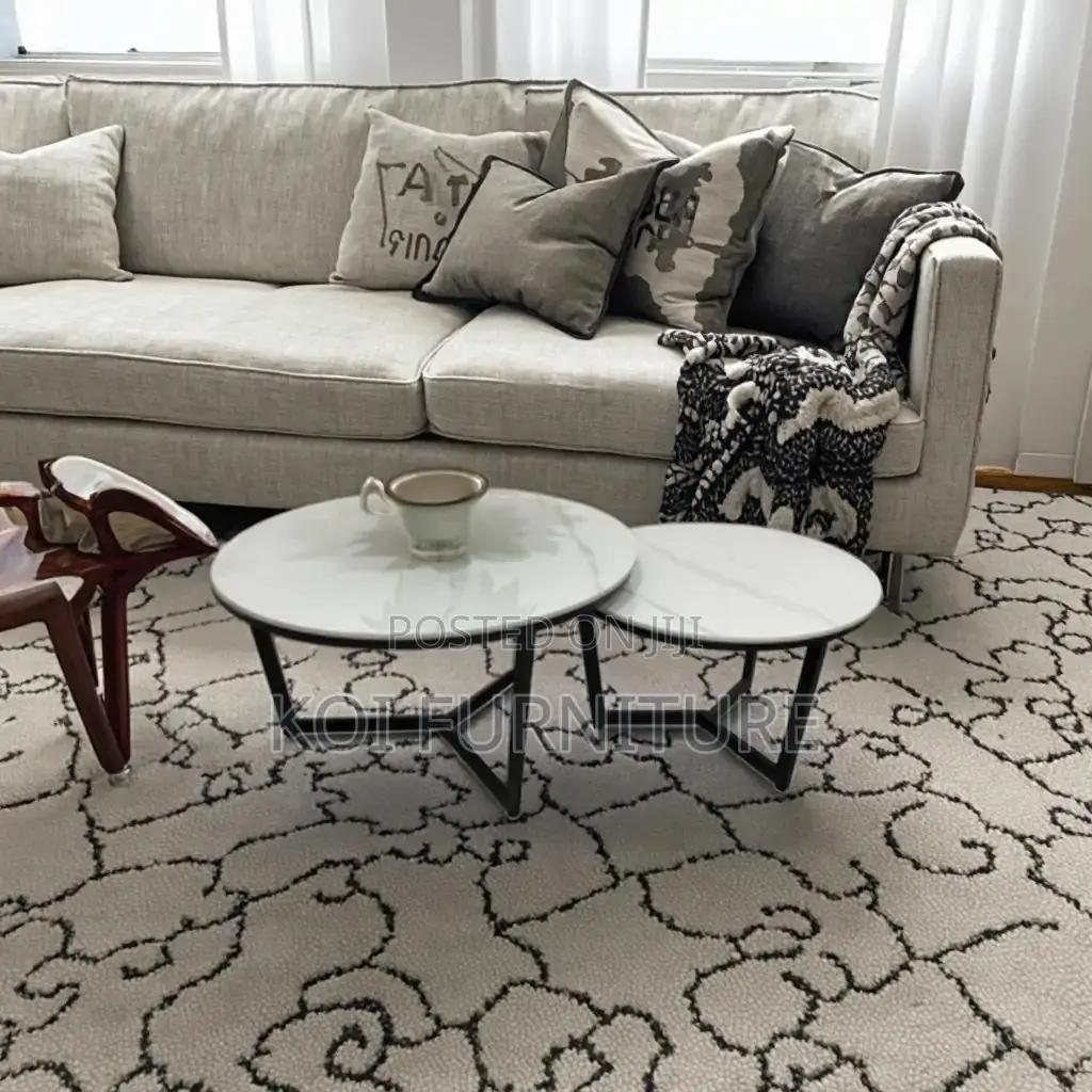 Coffee Table; Marble Heavy Duty Home Office Coffee Table