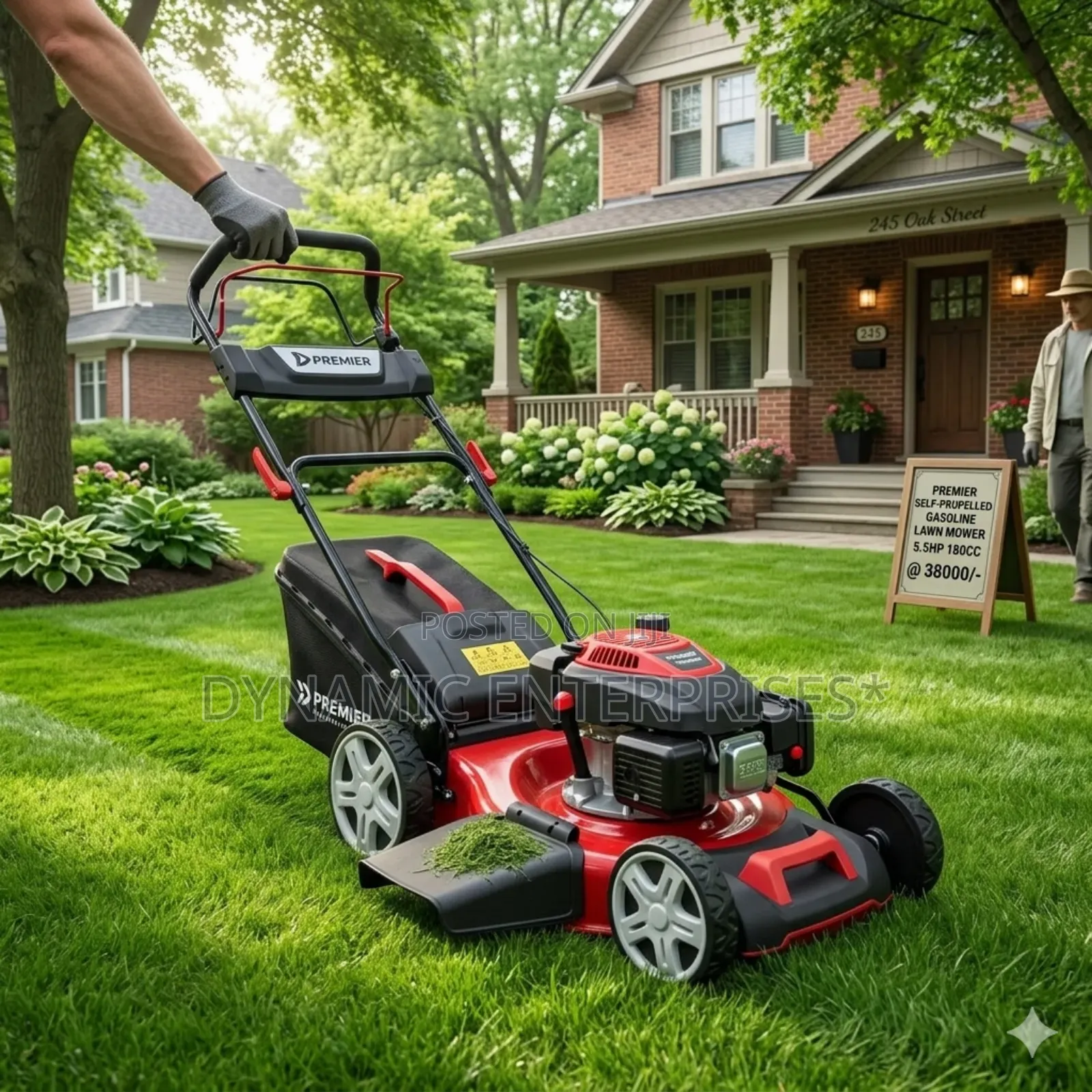 Premier Self-Propelled Gasoline Lawn Mower