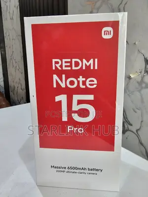 New Xiaomi Redmi Note 15 Pro 512 GB Black