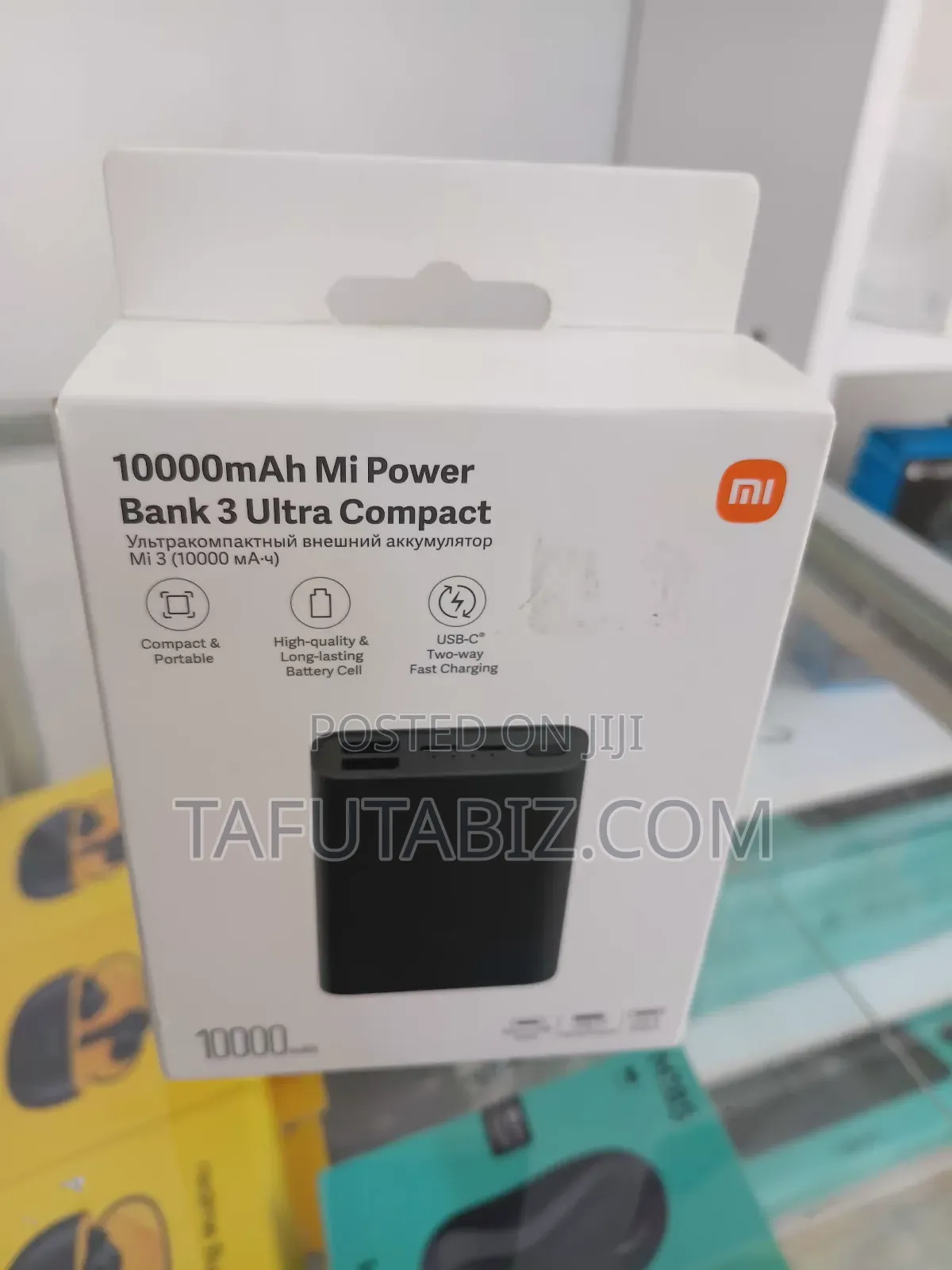 Xiaomi 10000mah Mi Power Bank 3 Ultra Compact.