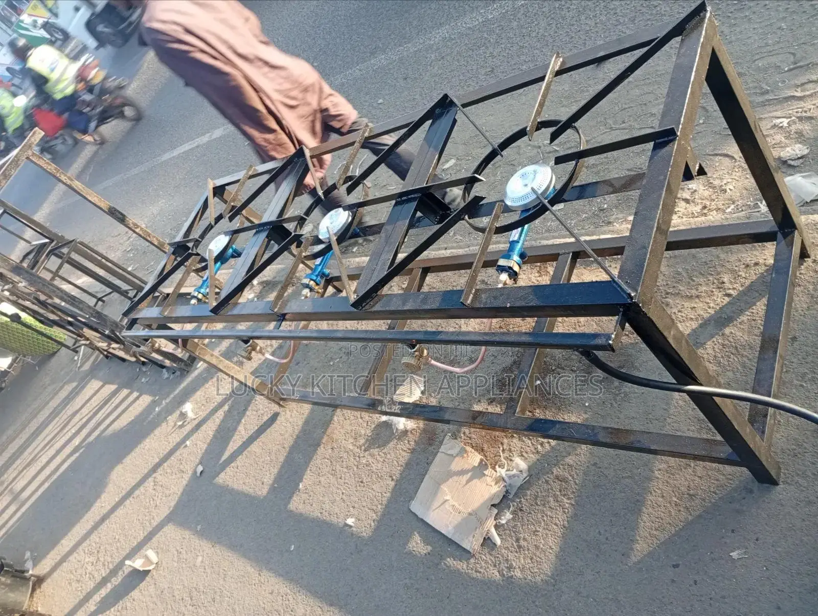 Mild Steel High Pressure Three Burner.
