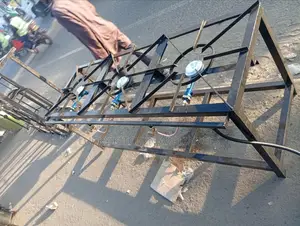 Mild Steel High Pressure Three Burner.