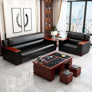 Office Sofa; Executive Five Seaters Office Leather Sofa Sets